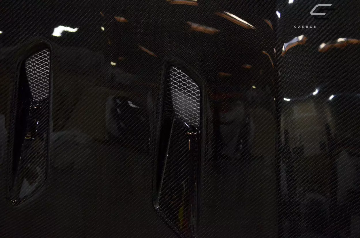 2012-2014 Mercedes C Class W204 Carbon Creations Black Series Look Hood 1 Piece - Image 6