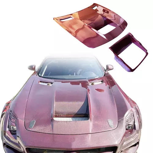 ModeloDrive Carbon Fiber BLK-GT Wide Body Kit w Wing > Mercedes-Benz SLS AMG (R197) 2011-2014 - Image 29