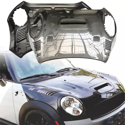 ModeloDrive Carbon Fiber DUAG Hood > Mini Mini Cooper F56 F57 2014-2020 - Image 1