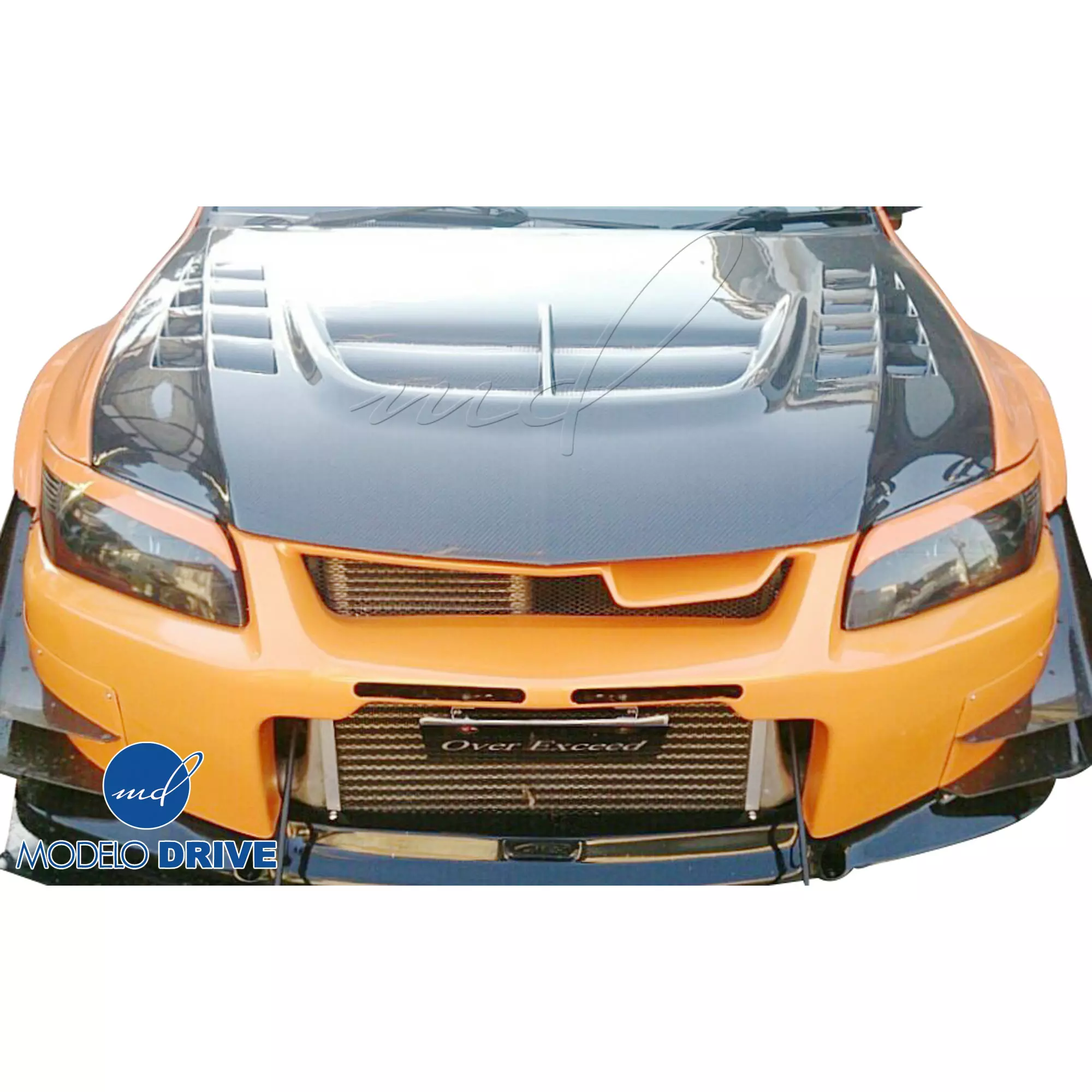 ModeloDrive Carbon Fiber VOLT Hood > Mitsubishi Evolution 8 9 2003-2006 - Image 5