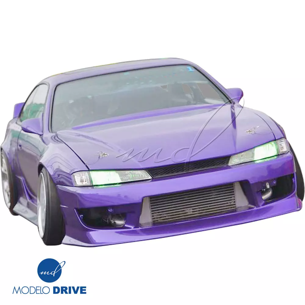 ModeloDrive Carbon Fiber ORI v2 Hood > Nissan 240SX S14 (Kouki) 1997-1998 - Image 9