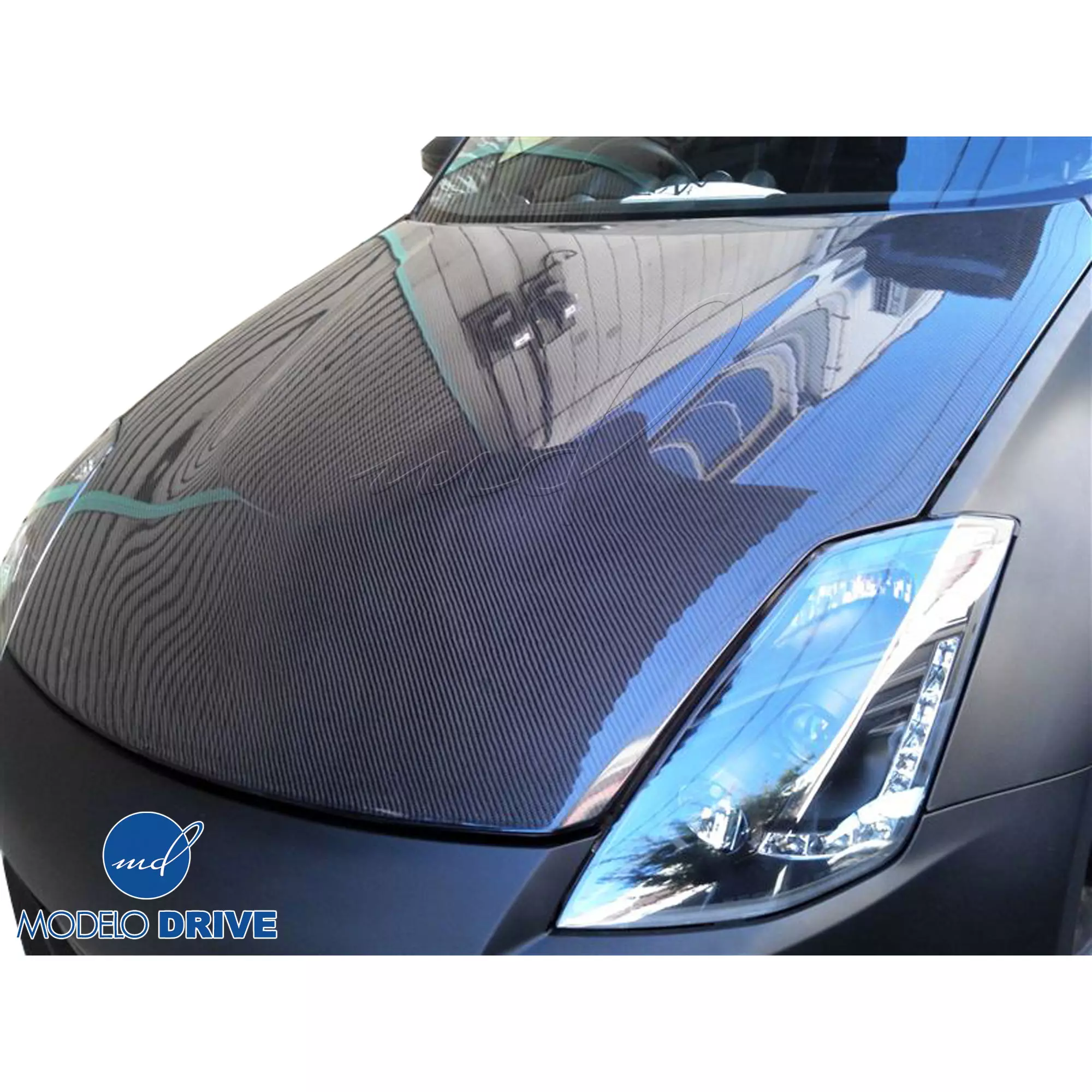 ModeloDrive Carbon Fiber OER HR Hood Hatch Combo > Nissan 350Z Z33 2007-2008 - Image 5