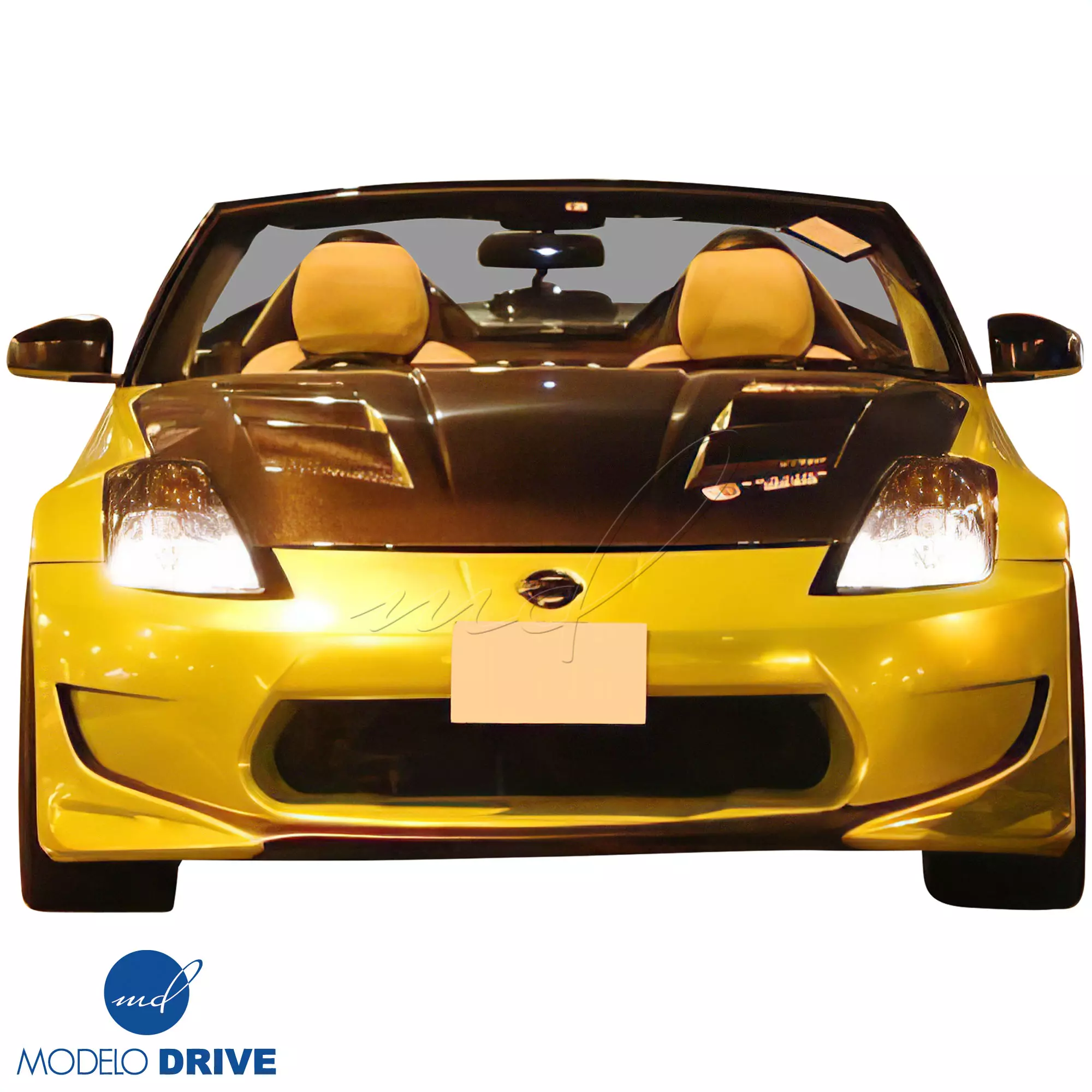 ModeloDrive Carbon Fiber AMU v1 Hood > Nissan 350Z Z33 2003-2006 - Image 7