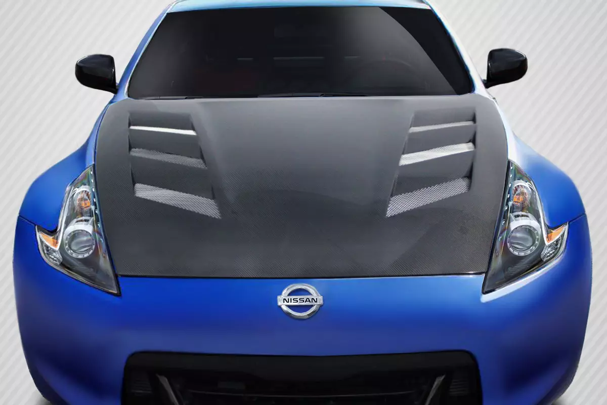 2009-2020 Nissan 370Z Z34 Carbon Creations AM-S Hood 1 Piece - Image 1