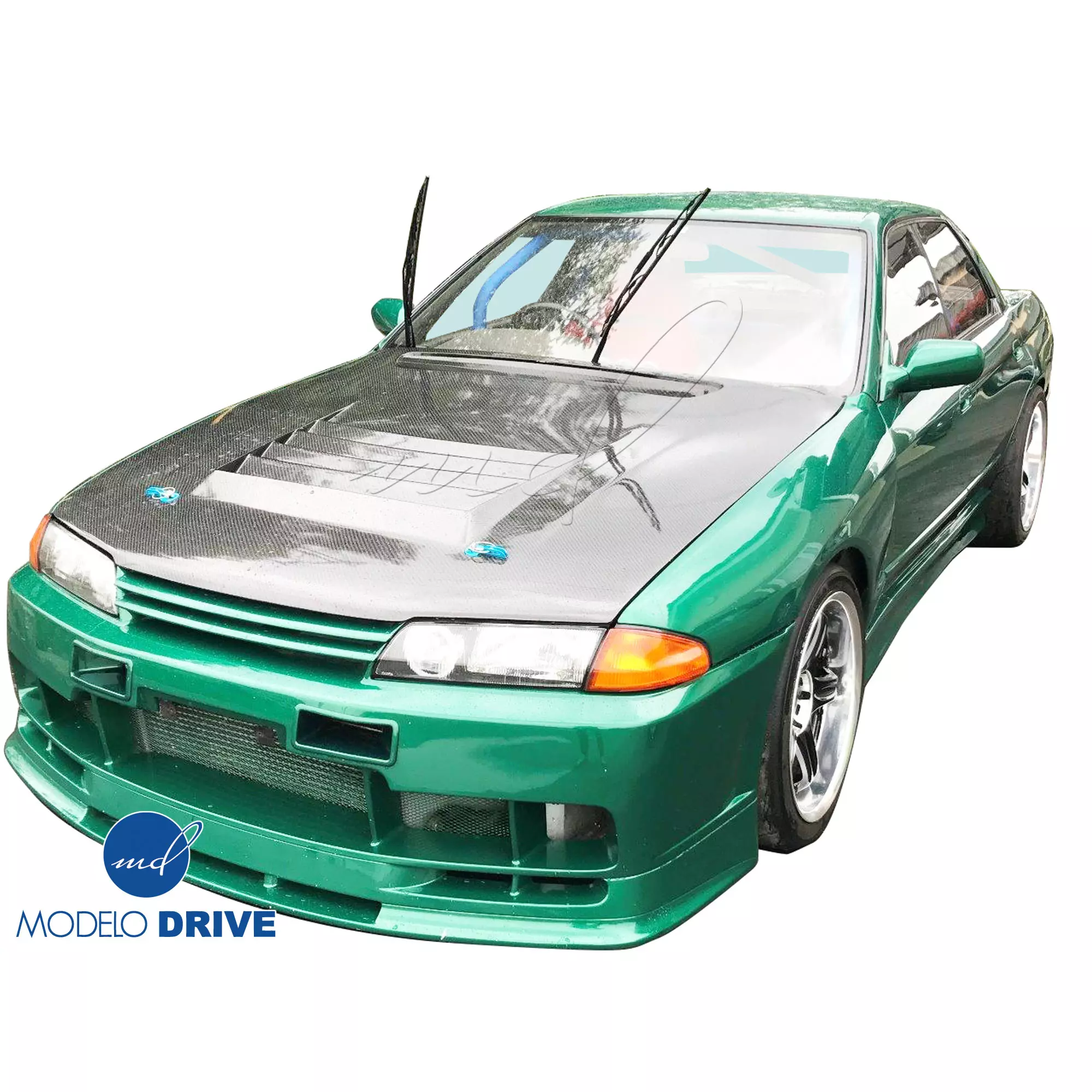 ModeloDrive Carbon Fiber DMA D1 Hood > Nissan Skyline R32 GTR 1990-1994 - Image 2