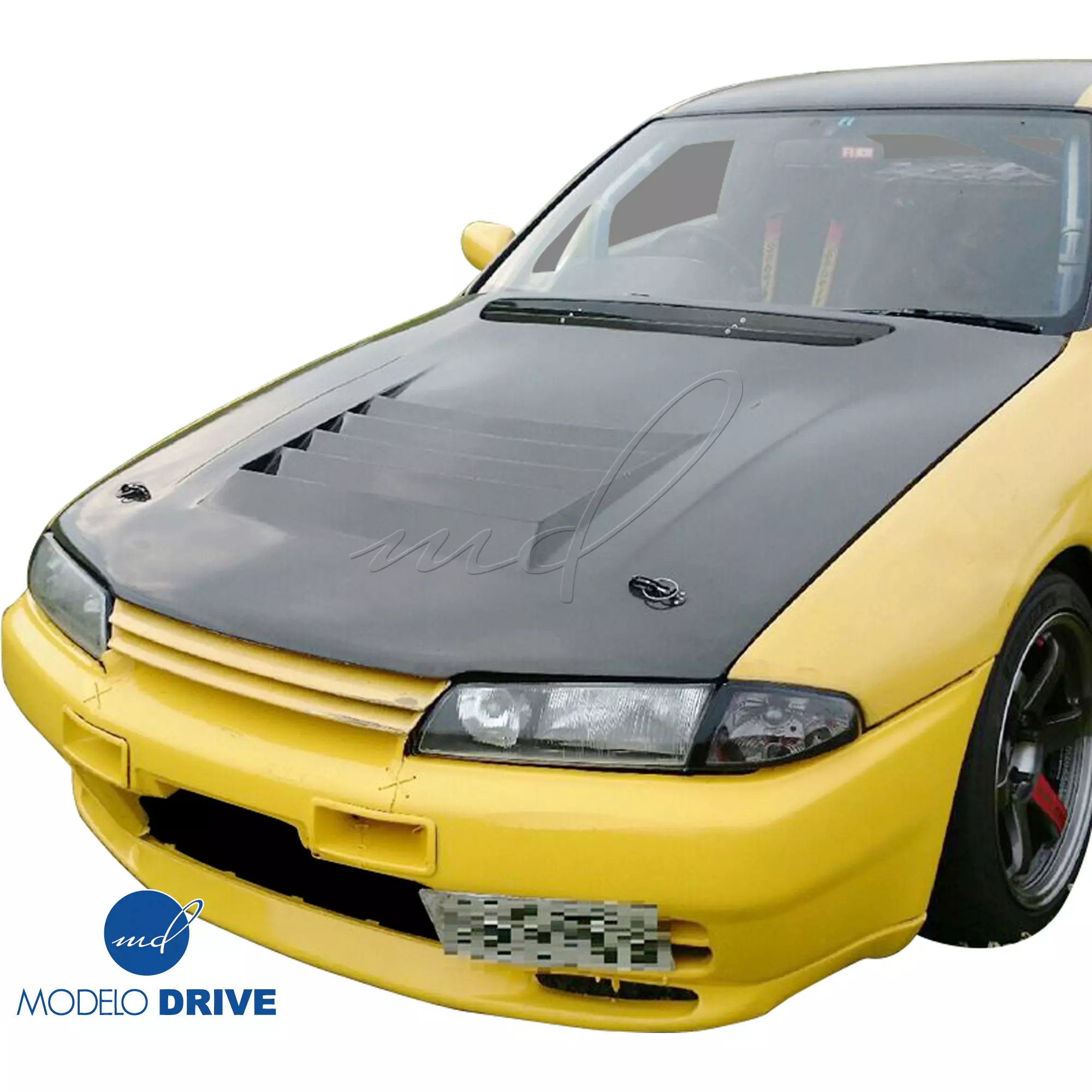ModeloDrive Carbon Fiber DMA D1 Hood > Nissan Skyline R32 GTR 1990-1994 - Image 4
