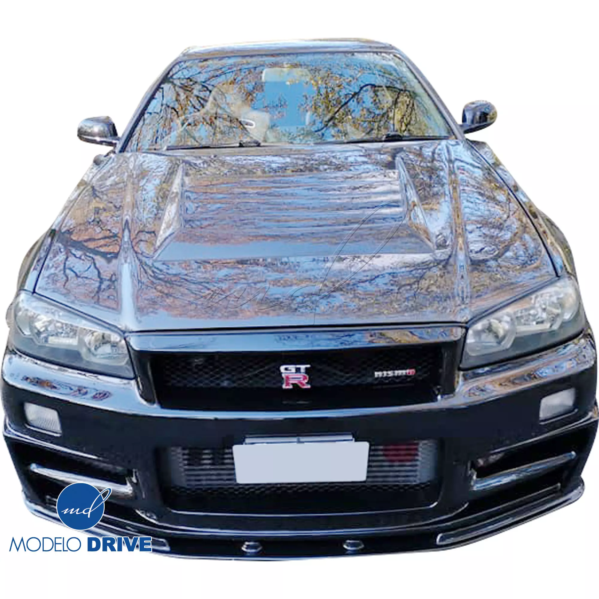 ModeloDrive Carbon Fiber NISM N1 Hood > Nissan Skyline R34 GTR 1999-2004 - Image 7