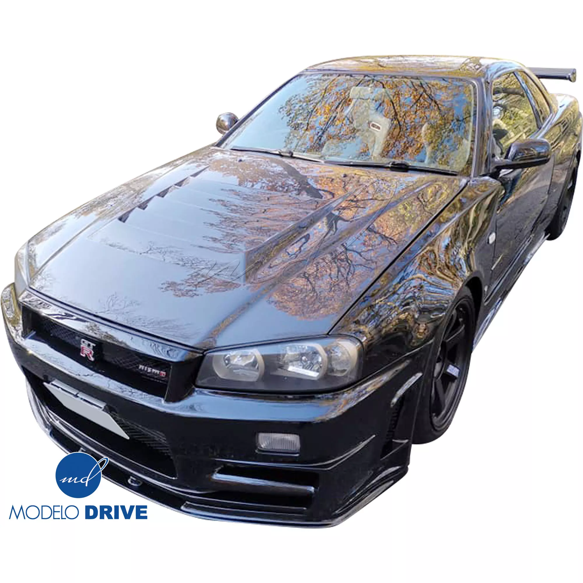 ModeloDrive Carbon Fiber NISM N1 Hood > Nissan Skyline R34 GTR 1999-2004 - Image 9