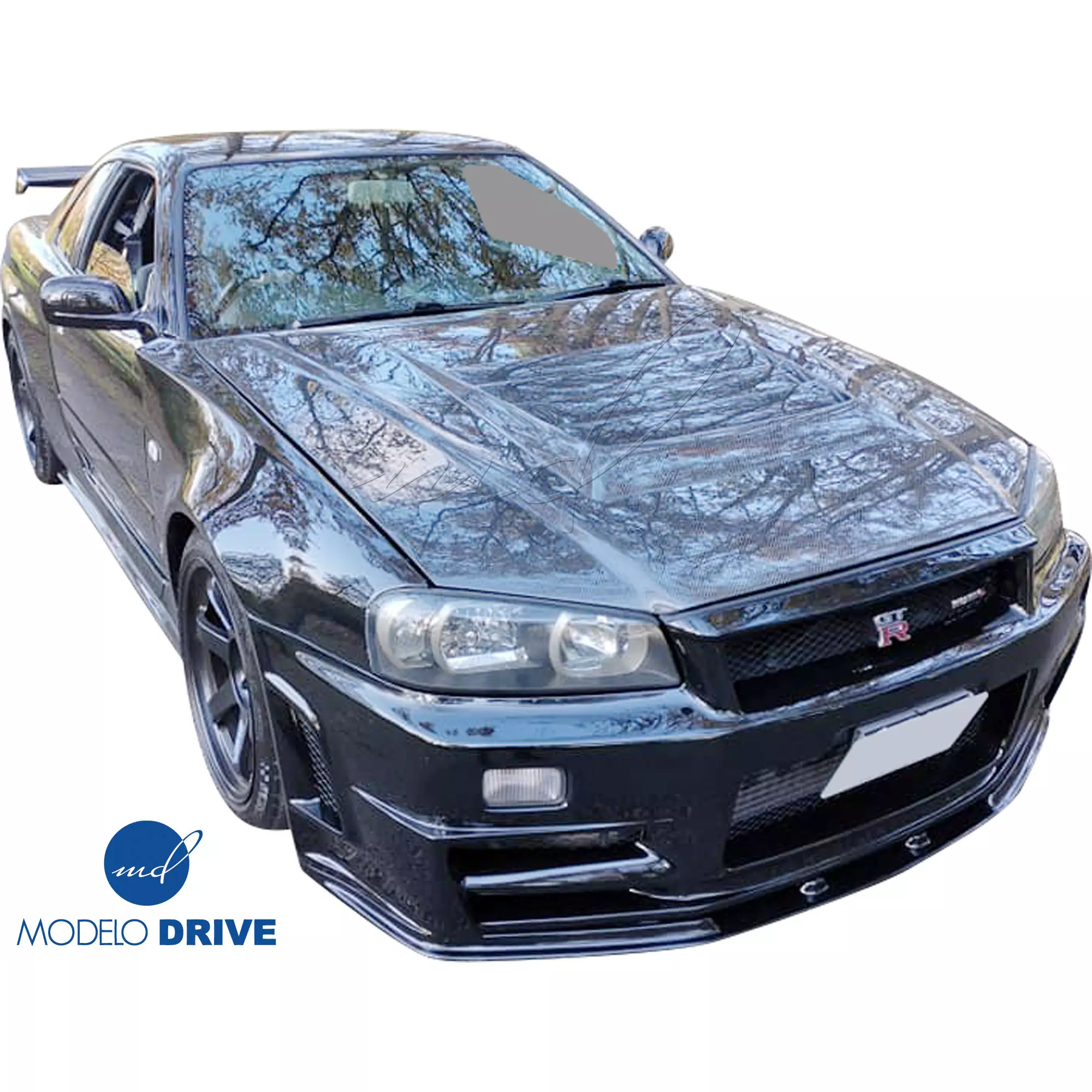 ModeloDrive Carbon Fiber NISM N1 Hood > Nissan Skyline R34 GTR 1999-2004 - Image 10