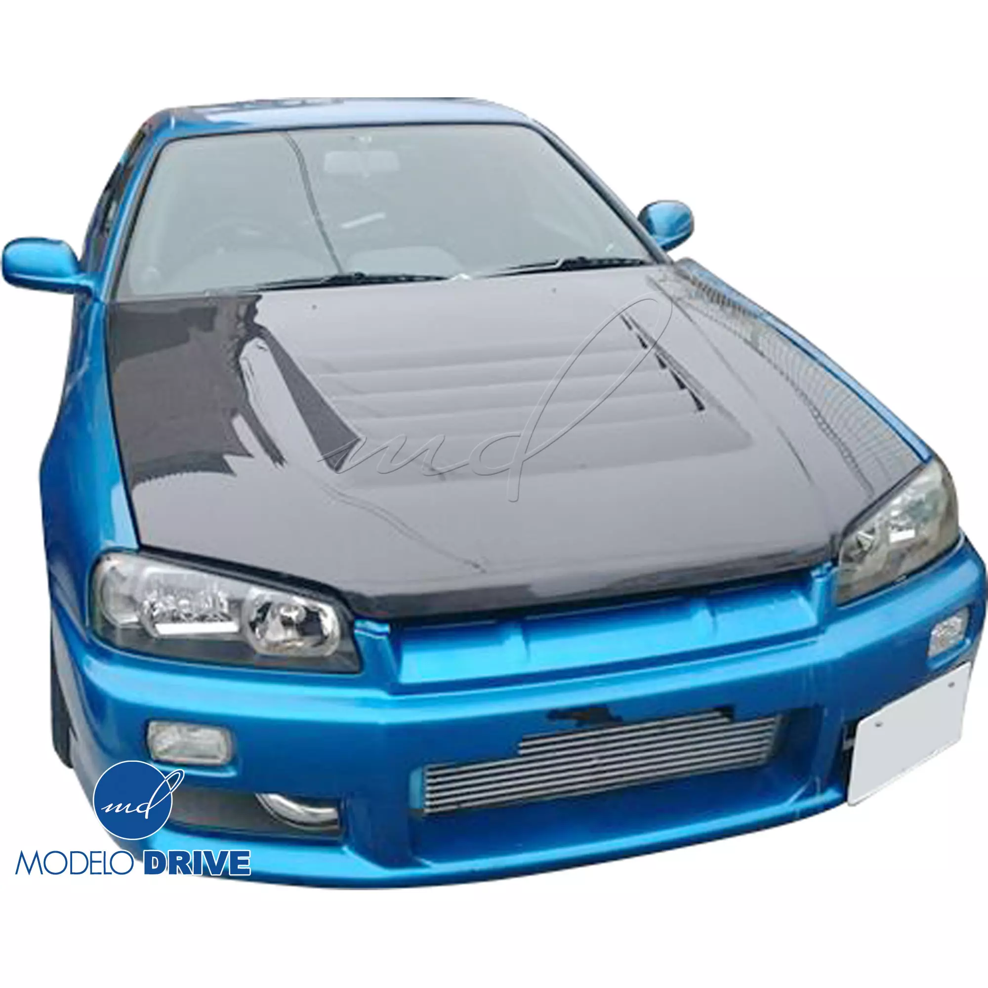 ModeloDrive Carbon Fiber NISM N1 Hood > Nissan Skyline R34 GTR 1999-2004 - Image 17