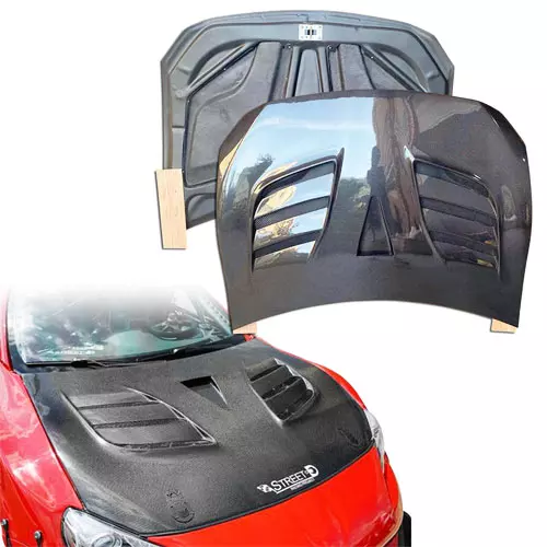 ModeloDrive Carbon Fiber VAR GT Hood > Subaru BRZ 2013-2020 - Image 1