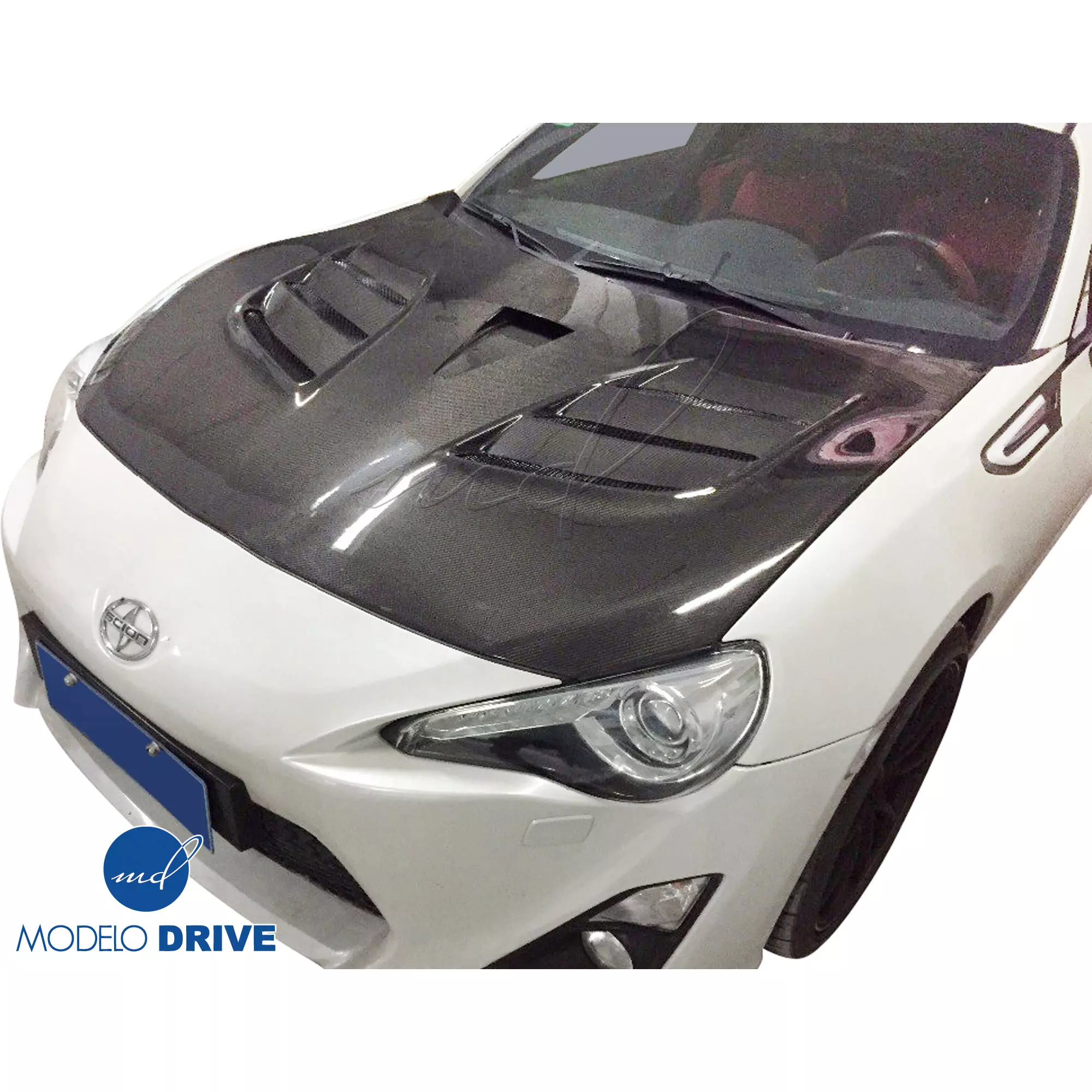 ModeloDrive Carbon Fiber VAR GT Hood > Subaru BRZ 2013-2020 - Image 9