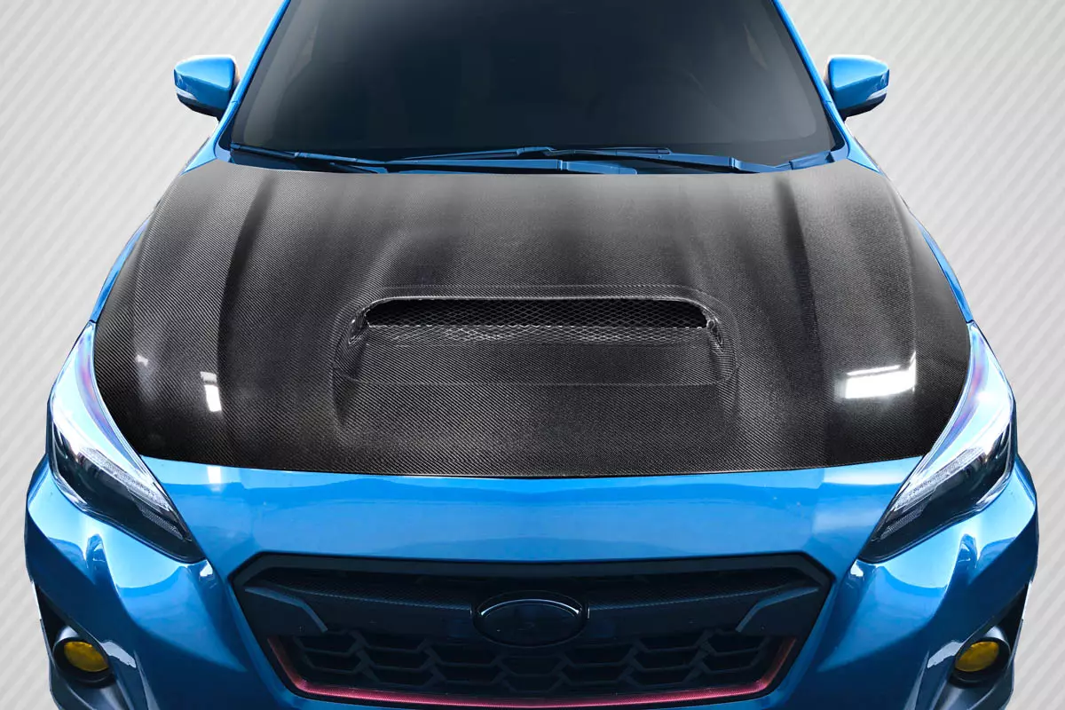 2018-2023 Subaru Crosstrek Carbon Creations STI Look Hood 1 Piece - Image 1