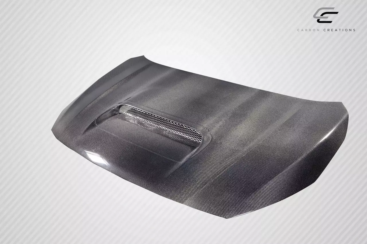 2018-2023 Subaru Crosstrek Carbon Creations STI Look Hood 1 Piece - Image 3