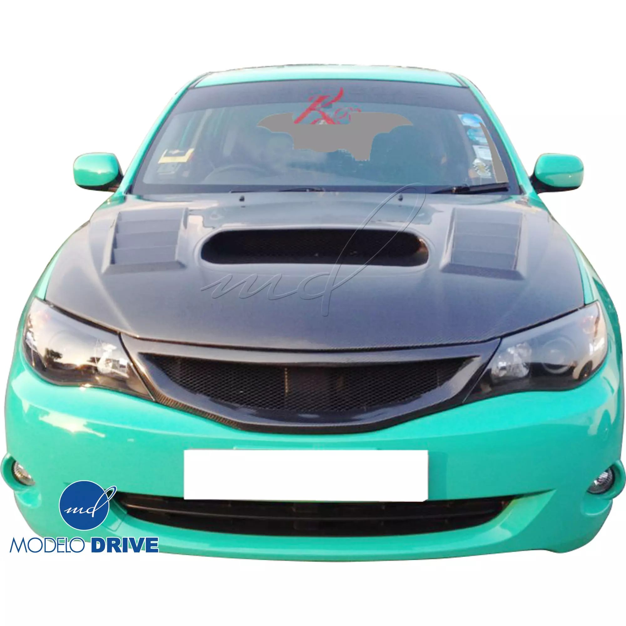 ModeloDrive Carbon Fiber VAR V2 Hood > Subaru WRX STi (GVB) 2011-2014 > 5dr Hatch - Image 15