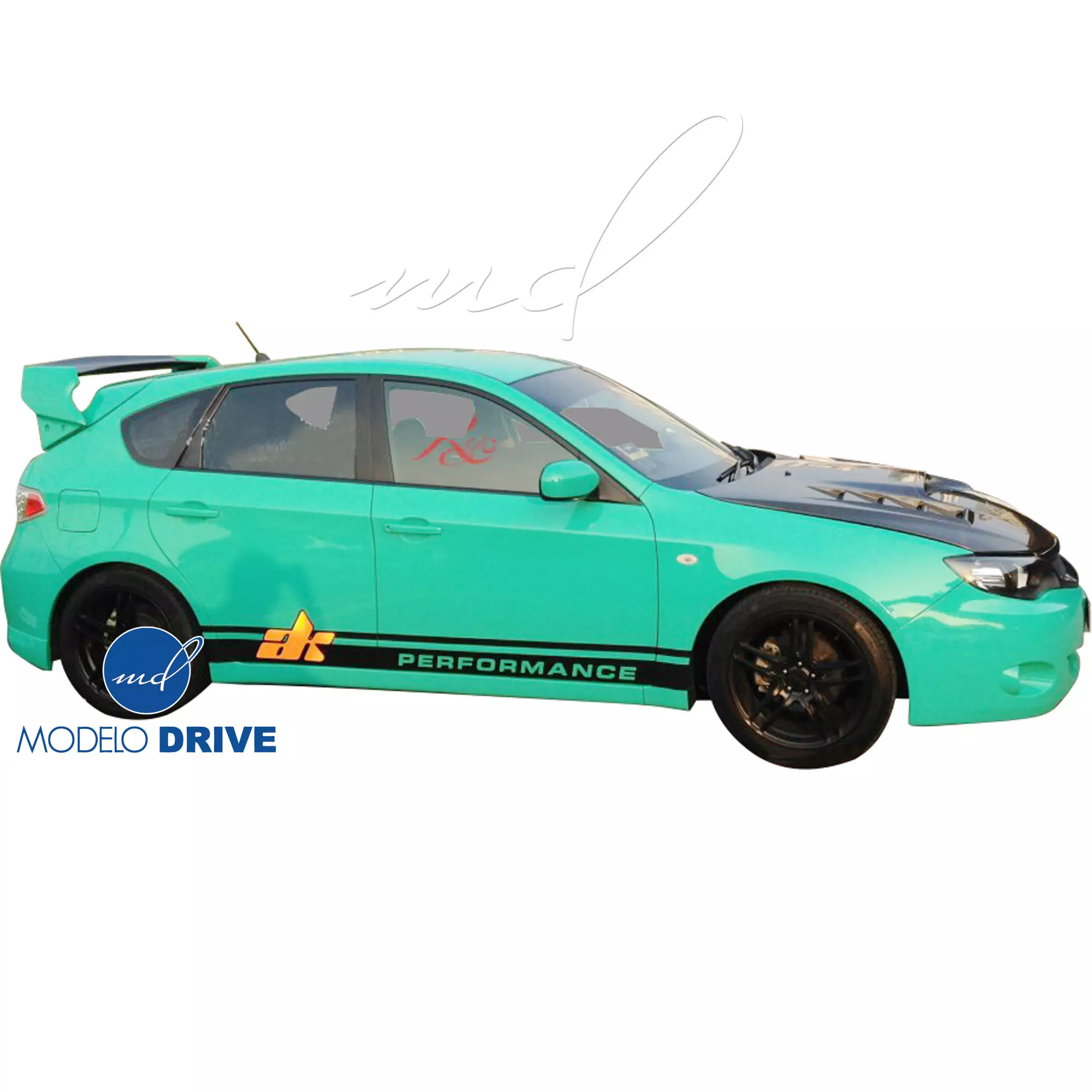 ModeloDrive Carbon Fiber VAR V2 Hood > Subaru WRX STi (GVB) 2011-2014 > 5dr Hatch - Image 19
