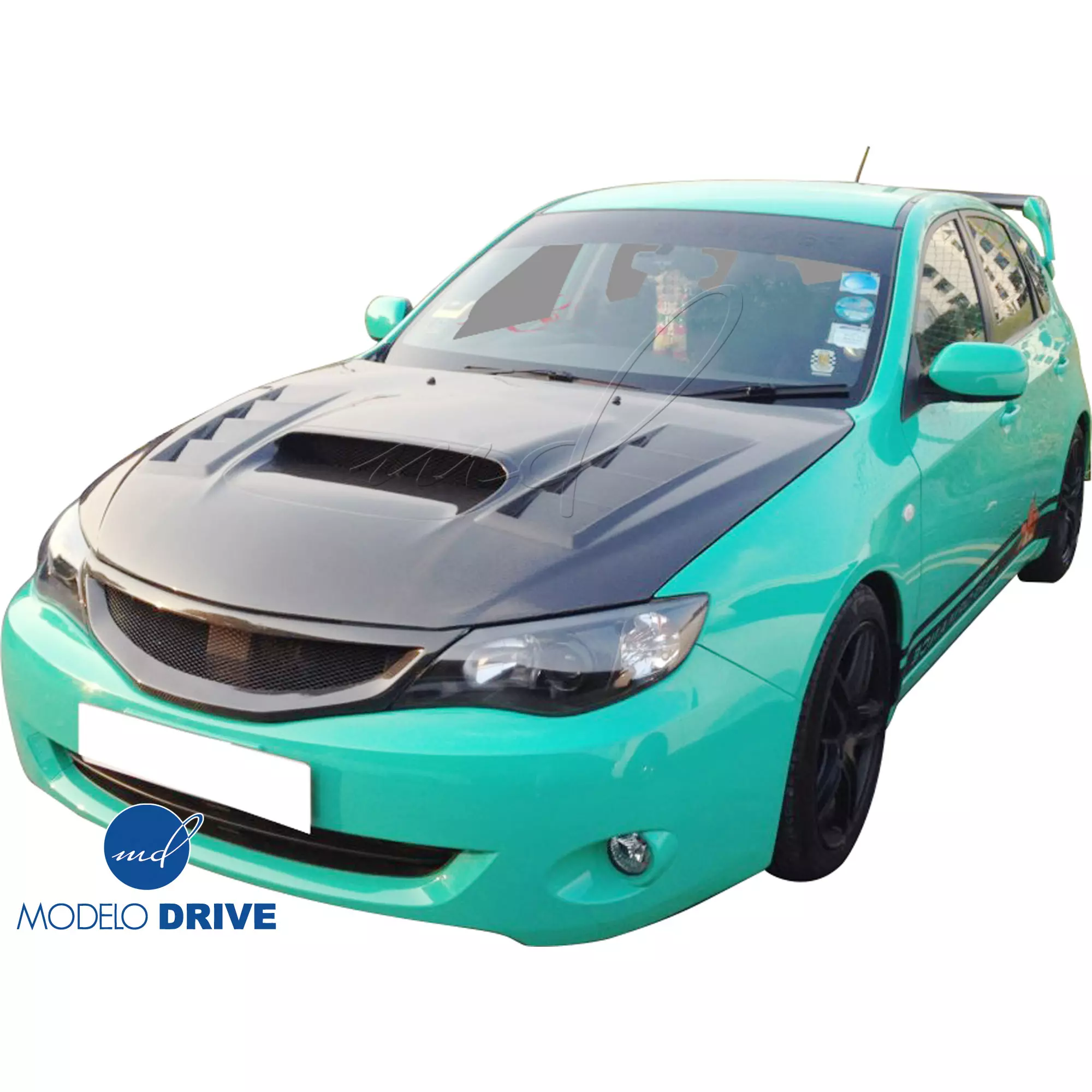ModeloDrive Carbon Fiber VAR V2 Hood > Subaru WRX STi (GVB) 2011-2014 > 5dr Hatch - Image 20