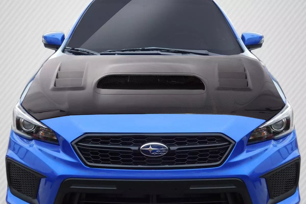 2015-2021 Subaru WRX Carbon Creations C-1 Hood 1 Piece - Image 1