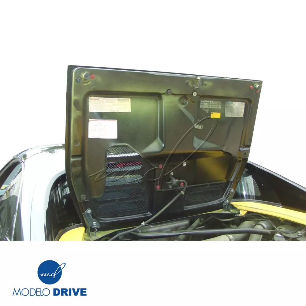 ModeloDrive Carbon Fiber F3-55 Look Engine Lid Hood (rear) > Toyota MR2 (SW20) 1991-1995 - Image 14