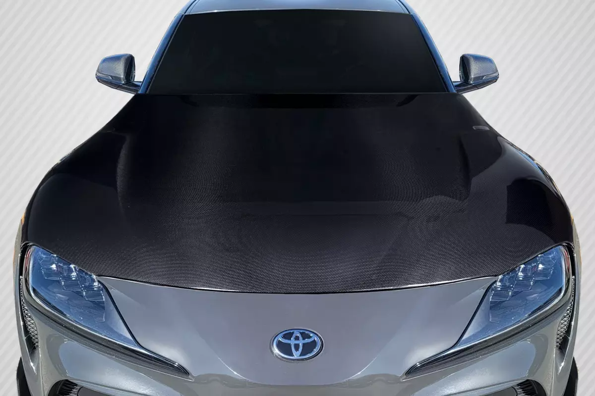 2019-2023 Toyota Supra A90 Carbon Creations OEM Look Hood 1 Piece - Image 1