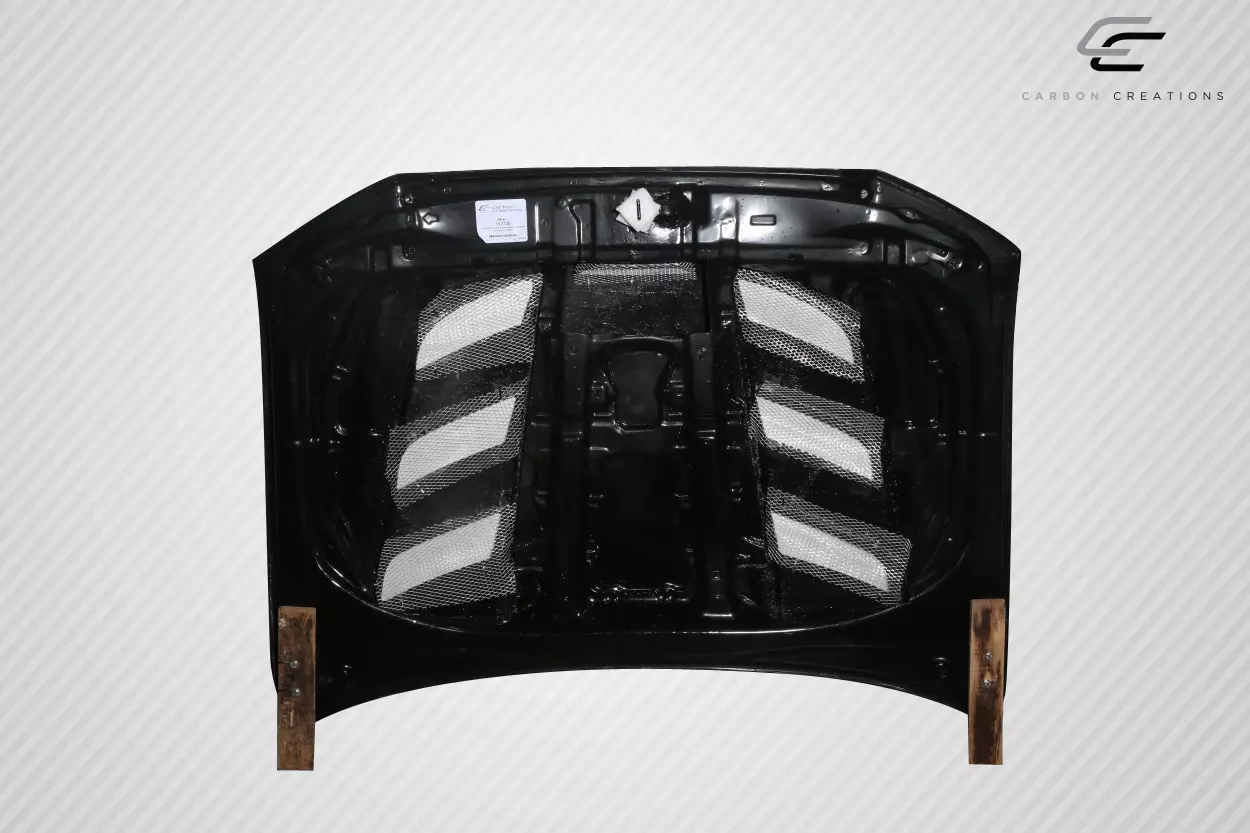 2012-2015 Toyota Tacoma Carbon Creations Viper Look Hood 1 Piece - Image 2