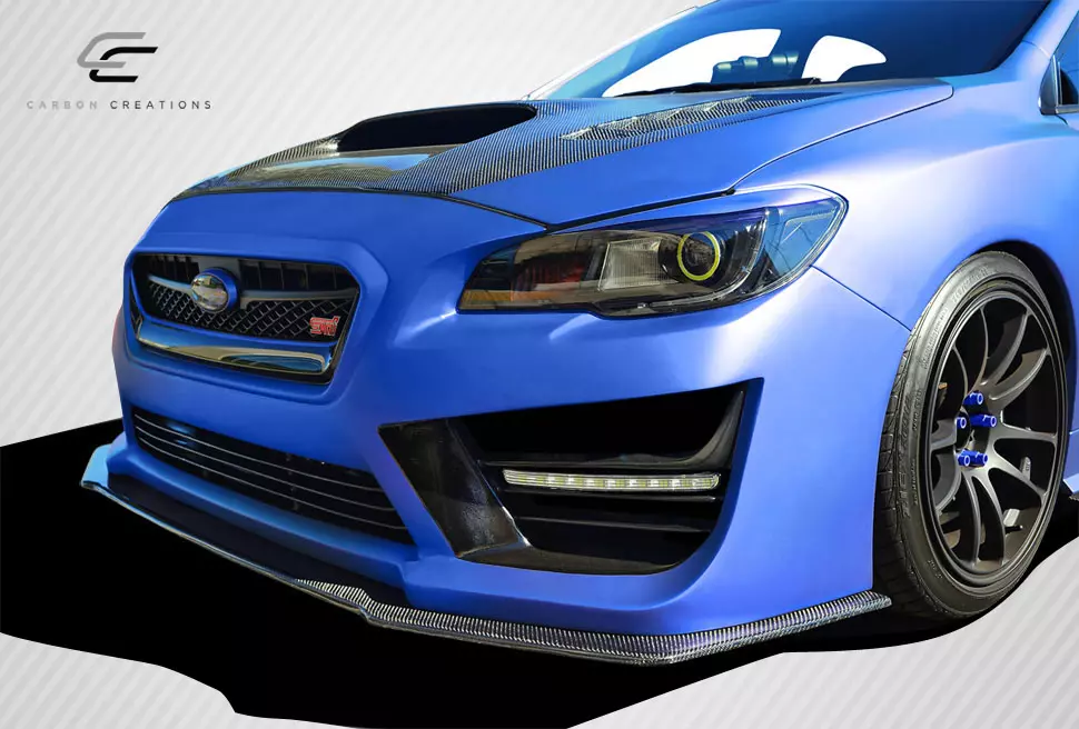 2015-2021 Subaru WRX Carbon Creations NBR Concept Front Splitter 1 Piece (s) - Image 2