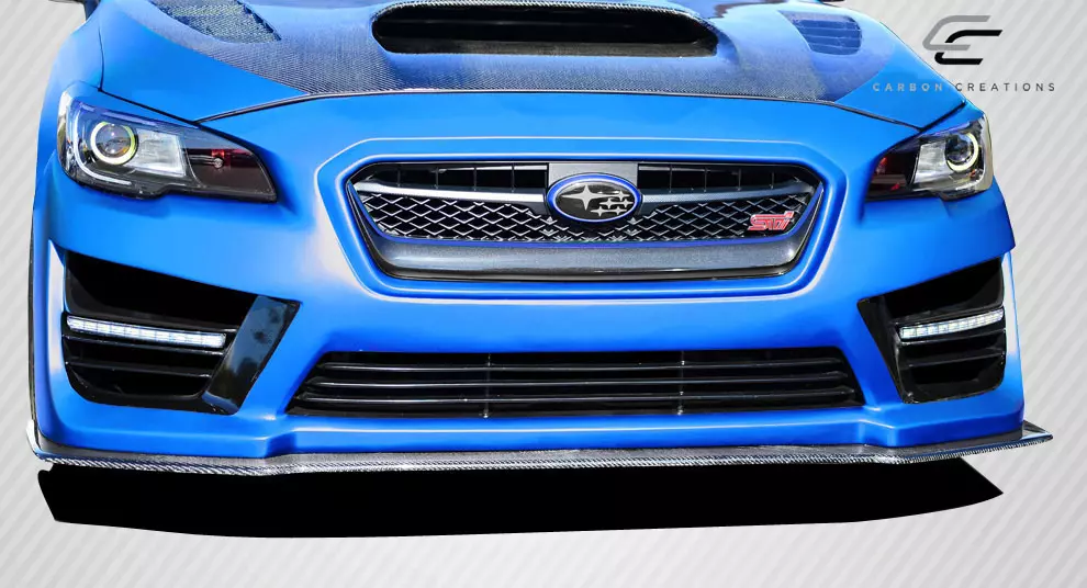 2015-2021 Subaru WRX Carbon Creations NBR Concept Front Splitter 1 Piece (s) - Image 3