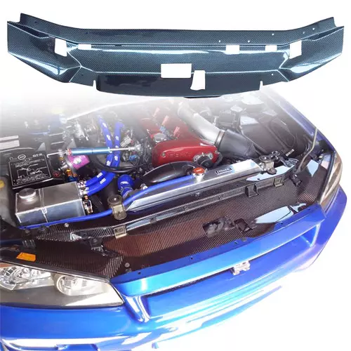 ModeloDrive Carbon Fiber GDEF Radiator Cooling Panel > Nissan Skyline R34 GTS GTR 1999-2004 - Image 1