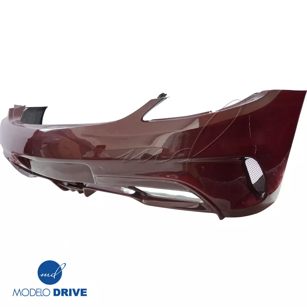 ModeloDrive Carbon Fiber BLK-GT Wide Body Rear Bumper > Mercedes-Benz SLS AMG (R197) 2011-2014 - Image 4