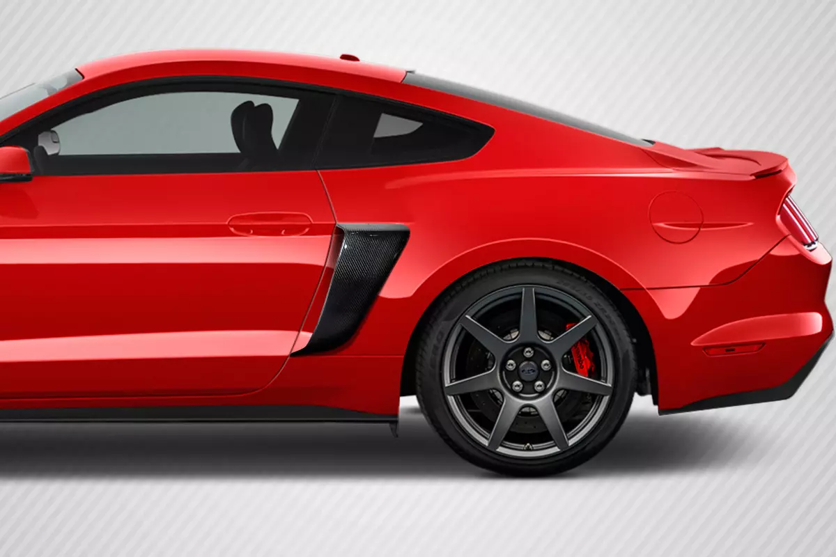 2015-2023 Ford Mustang Carbon Creations CVX Side Scoops 2 Piece (s) - Image 1