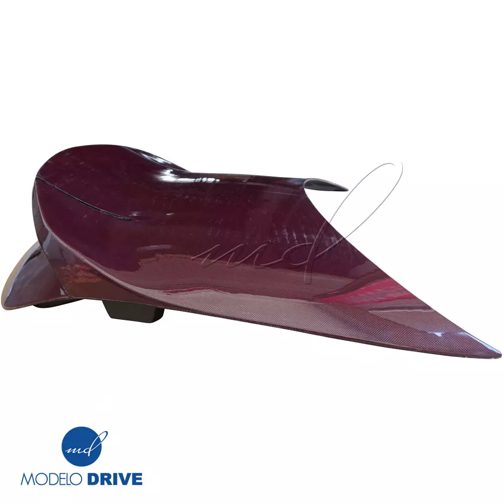 ModeloDrive Carbon Fiber BLK-GT CSL Duckbill Trunk > Mercedes-Benz SLS AMG (R197) 2011-2014 - Image 3