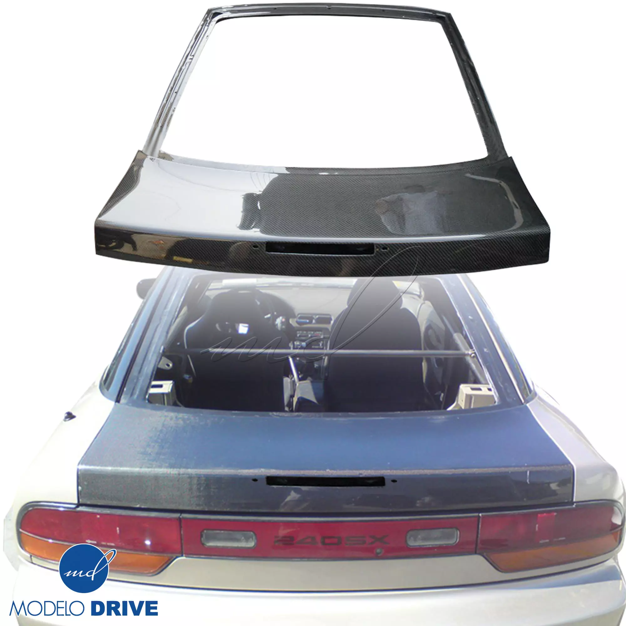 ModeloDrive Carbon Fiber OER Hatch /w Hole > Nissan 240SX 1989-1994 > 3dr Hatch - Image 6