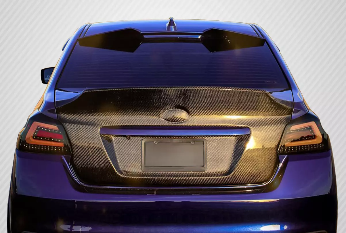 2015-2021 Subaru WRX Carbon Creations NBR Concept Trunk 1 Piece - Image 1