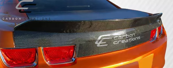 2010-2013 Chevrolet Camaro Carbon Creations Circuit Wing Trunk Lid Spoiler 1 Piece - Image 3