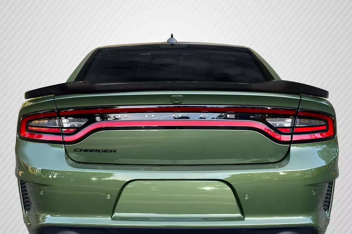2015-2023 Dodge Charger Carbon Creations Ghost Rear Wing Spoiler 1 Piece - Image 1