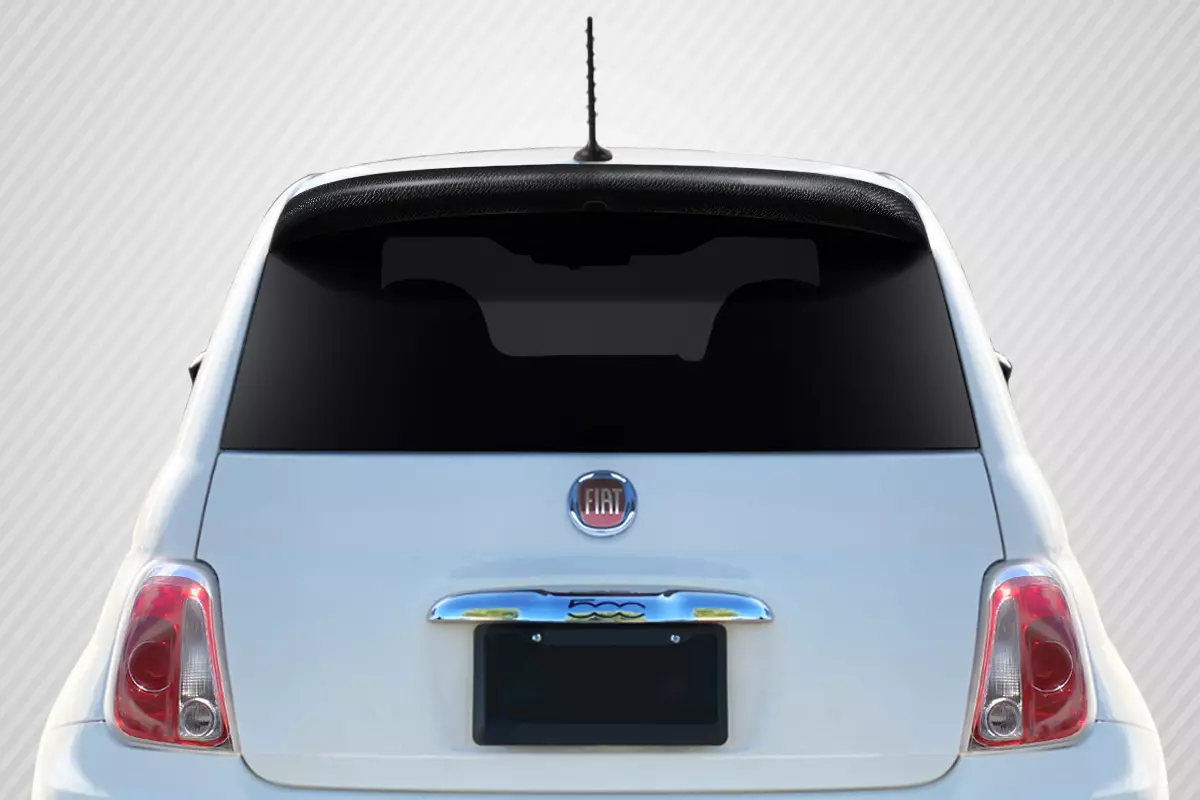 2012-2017 Fiat 500 Carbon Creations Abarth Look Roof Wing Spoiler 1 Piece - Image 1