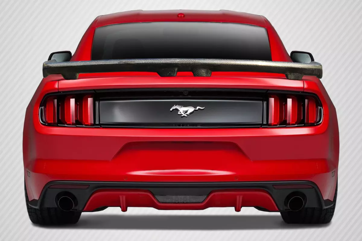 2015-2023 Ford Mustang Coupe Carbon Creations CVX Wing Spoiler 1 Piece - Image 1