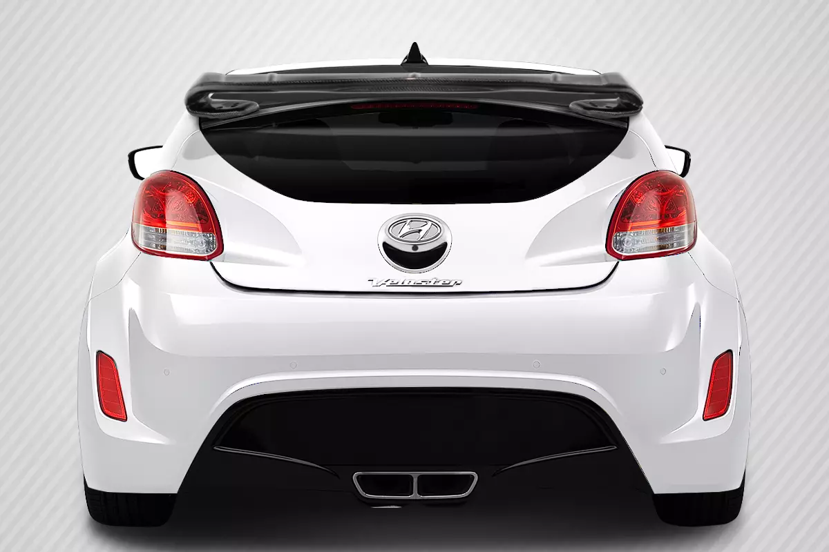 2012-2017 Hyundai Veloster Carbon Creations Sequential Wing Spoiler 3 Piece ( will not fit turbo models ) - Image 1