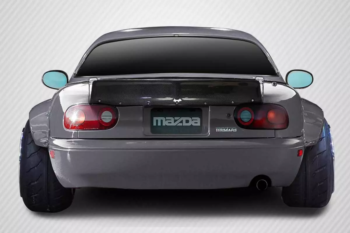 1990-1997 Mazda Miata Carbon Creations DriTech TKO Wing Spoiler 1 Piece - Image 1