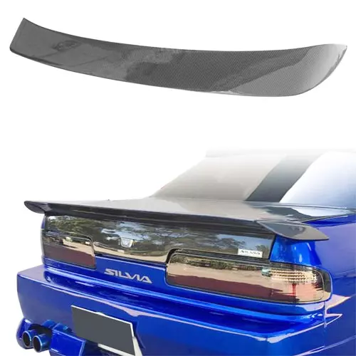 ModeloDrive Carbon Fiber DMA Trunk Spoiler Wing > Nissan 240SX 1989-1994 > 2dr Coupe - Image 1