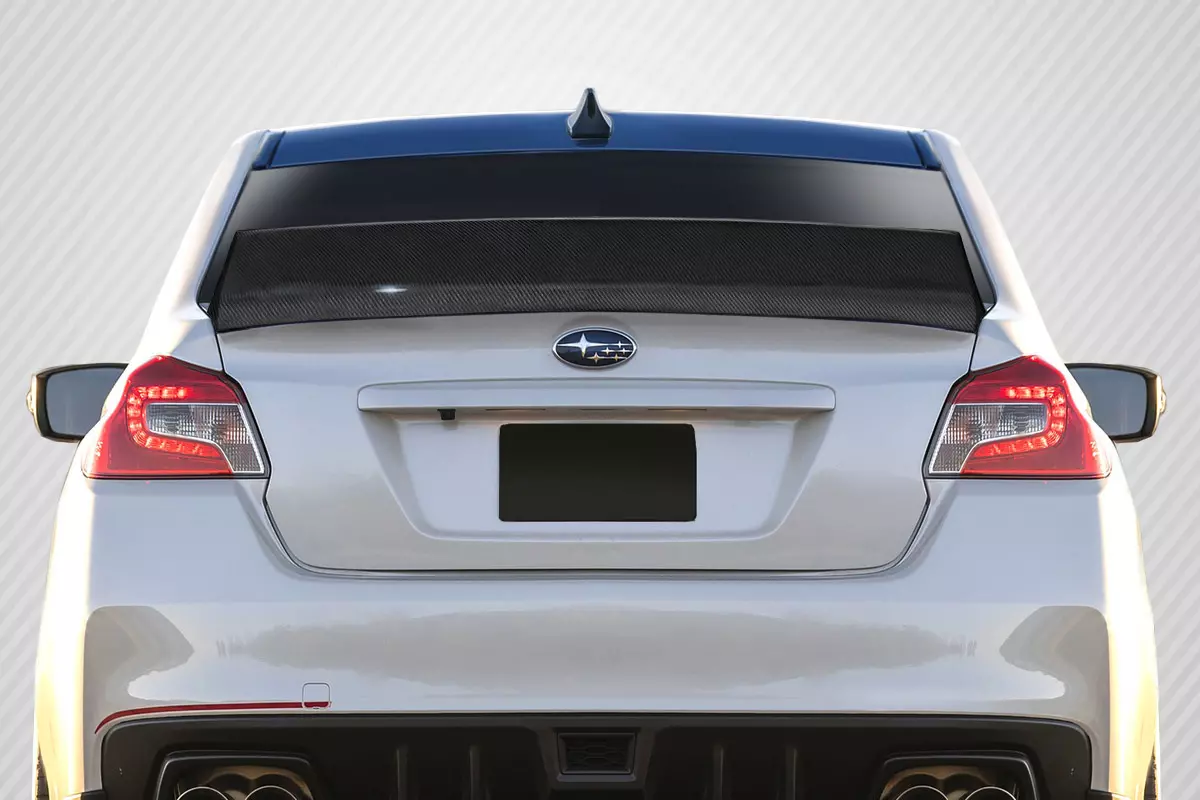 2015-2021 Subaru WRX Carbon Creations Duckbill Rear Wing Spoiler 1 Piece - Image 1