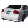 2001-2005 Honda Civic 4DR Duraflex R34 Rear Bumper - 1 Piece - Image 1