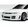 1994-1997 Honda Accord 4 cyl Duraflex R34 Front Bumper - 1 Piece - Image 3