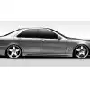 2000-2006 Mercedes S Class W220 Duraflex W-2 Side Skirts Rocker Panels (long wheelbase) - 2 Piece - Image 1