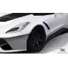 2014-2019 Chevrolet Corvette C7 Duraflex Gran Veloce Wide Body Front Fender Flares- 2 Piece - Image 3