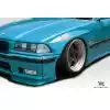 1992-1998 BMW 3 Series M3 E36 2DR Duraflex Circuit Front Fender Flares (50mm) - 4 Piece - Image 2