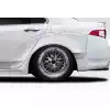 2009-2014 Acura TSX Duraflex Khan Rear Fender Flares - 4 Piece (70mm wider) - Image 1