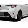 2019-2023 Toyota Corolla Hatchback Duraflex Medula Rear Lip Add on Spoilers - 2 Pieces - Image 1