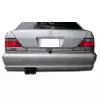 1992-1999 Mercedes S Class W140 Duraflex W-1 Rear Bumper - 1 Piece - Image 1