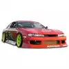 1997-1998 Nissan 240SX S14 Duraflex V-Speed Front Bumper - 1 Piece - Image 1